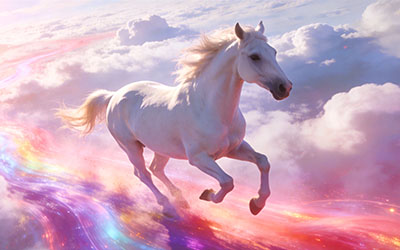 数字光魔作品《天马浴河》